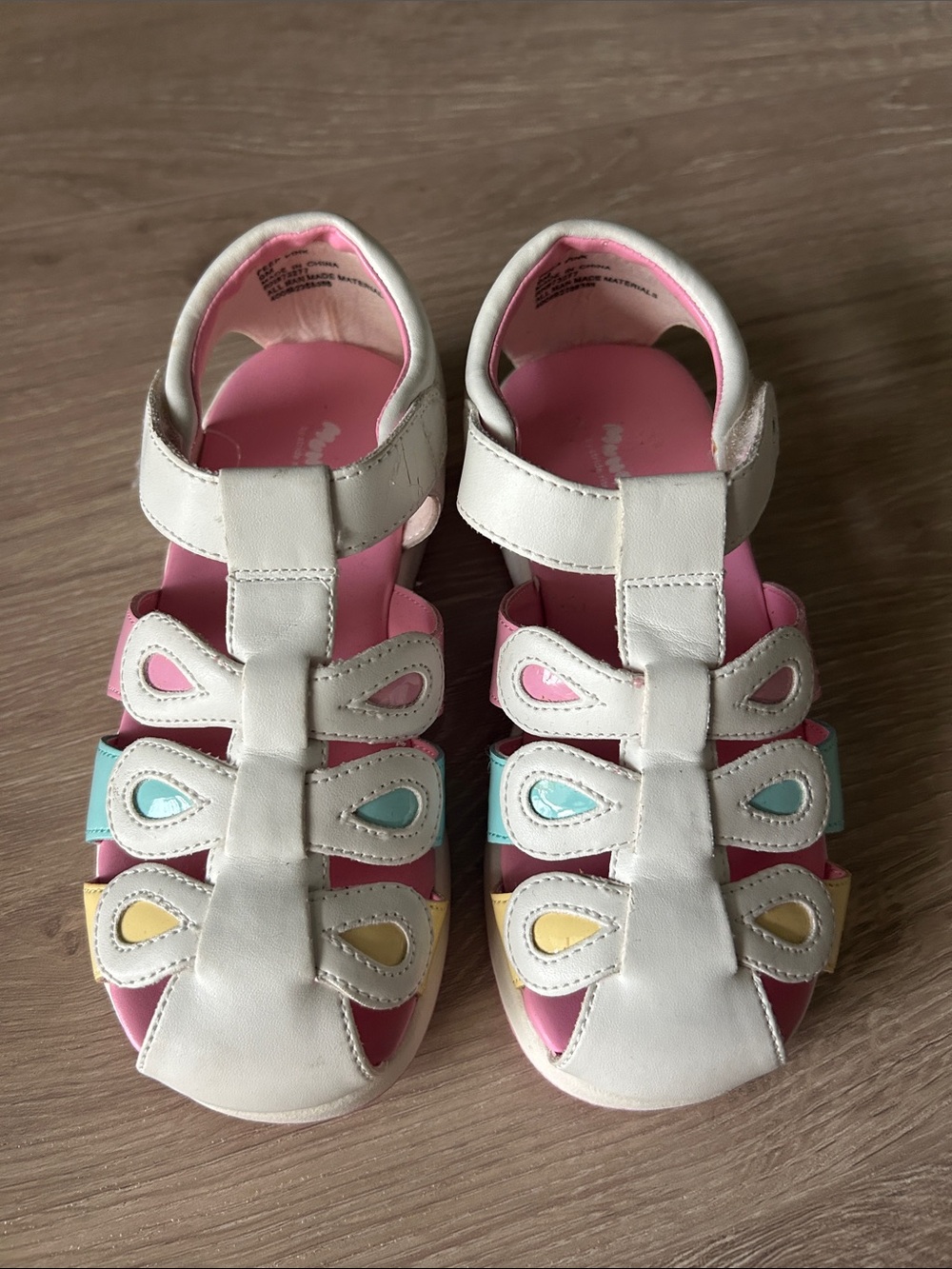 Girls 9M Sandal Hook, Loop stride rite Munchkin Toddler, Flower, New.